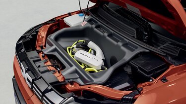 Engine compartment storage tray - Dacia Spring