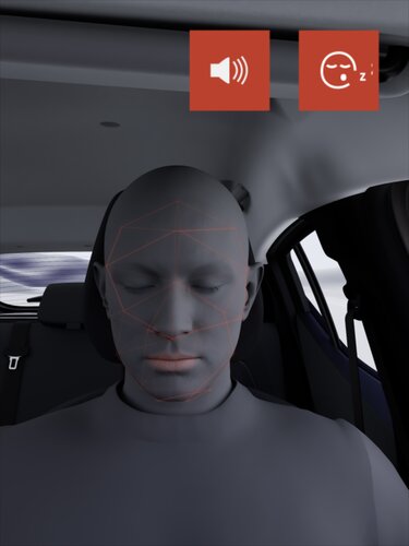 Fatigue detection camera - Dacia Sandero