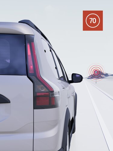 Dacia Jogger - Traffic sign recognition with speed alert
