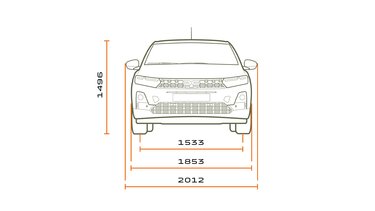 Dimensions - Dacia Sandero