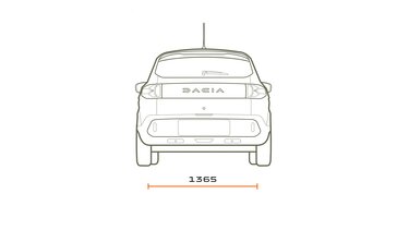 Dacia Spring - dimensions
