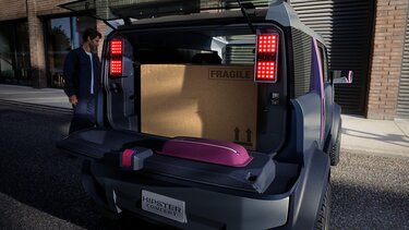 Dacia concept car - generous boot space