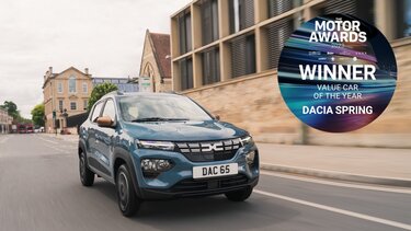 Dacia Spring Wins 'Value Car of the Year' at News UK Motor Awards