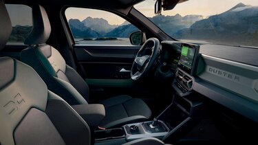 Dacia vehicle dashboard visual