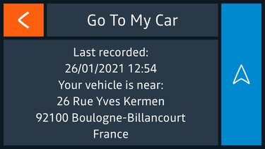 Dacia Media Control - Parking space