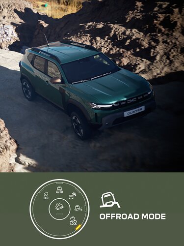 Dacia Duster - Lock Mode