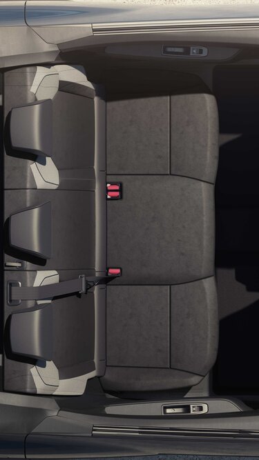 40/20/40 bench seat and easy fold system - Dacia Bigster
