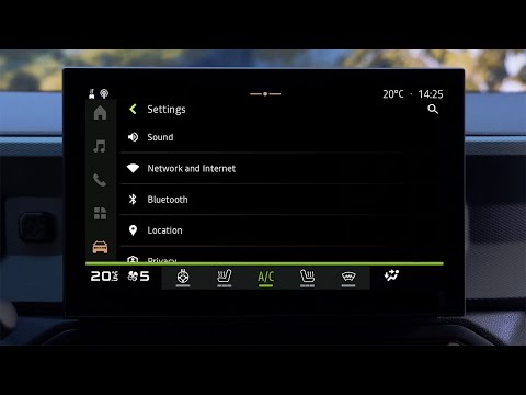 Dacia Bigster - System settings