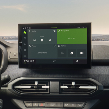 10" central screen - Dacia Sandero